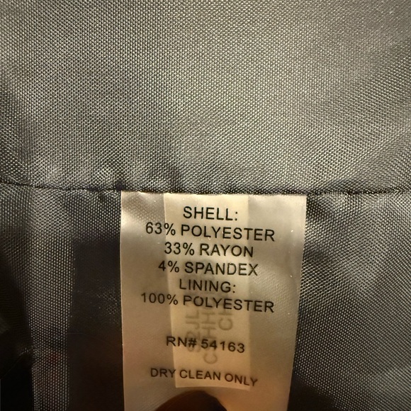 *PRE-OWNED* Calvin Klein Women's Size 2 Two Button Lux Blazer - Picture 7 of 7